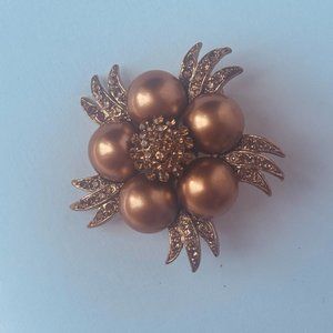 BROOCH NORDSTROMS VINTAGE CONTEMPORARY BRONZE